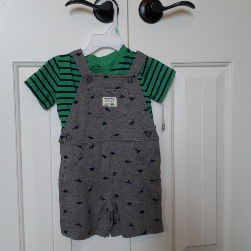 Carter's 2 piece overall set for boys